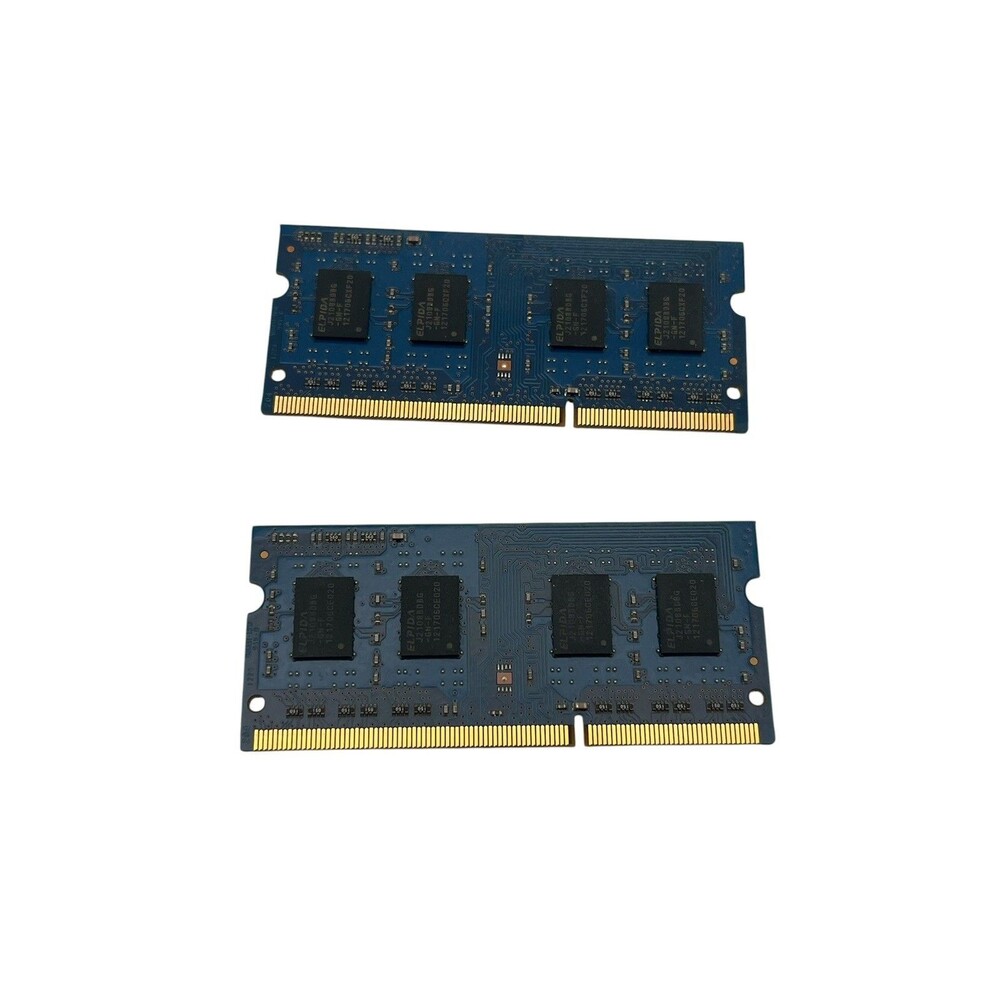 Elpida 4GB 2x2GB DDR3 1600MHz PC3-12800S SO-DIMM Laptop RAM Memory Kit - Picture 2 of 3